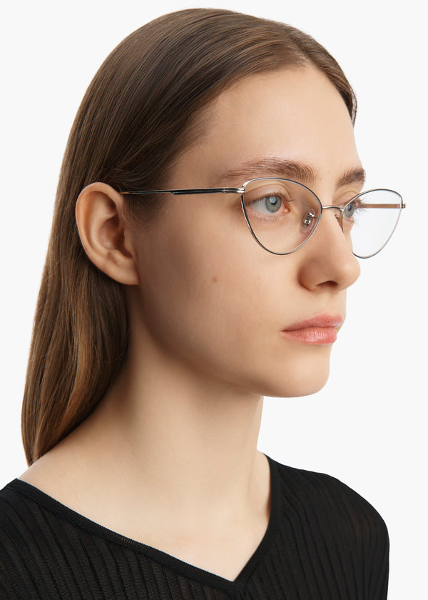 Khaite KHAITE X Oliver Peoples 1998RX Silver