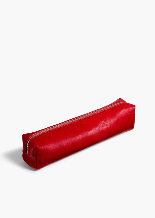 Khaite Kye Pencil Case Ruby Haircalf