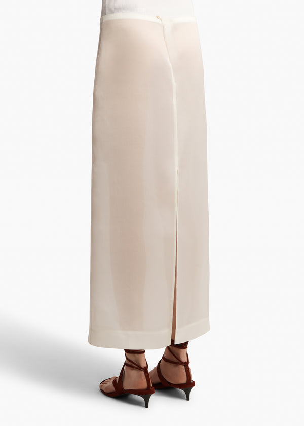 Khaite Lalisa Skirt Chalk