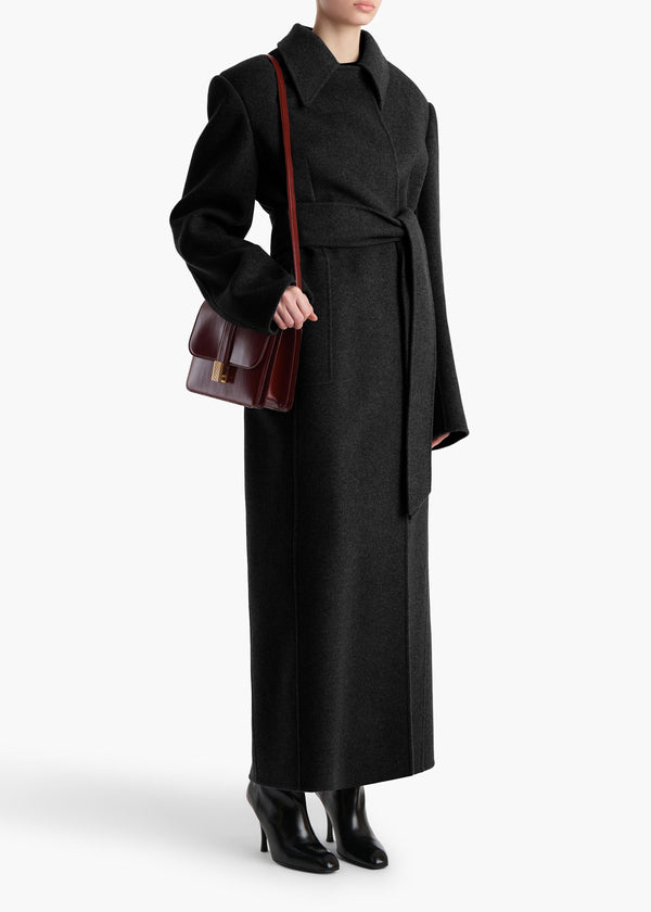Khaite Lea Coat Black