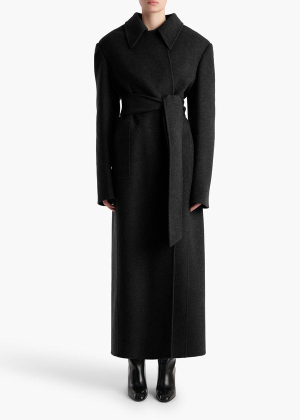 Khaite Lea Coat Black