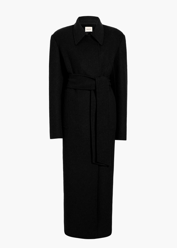 khaite Lea Coat Black