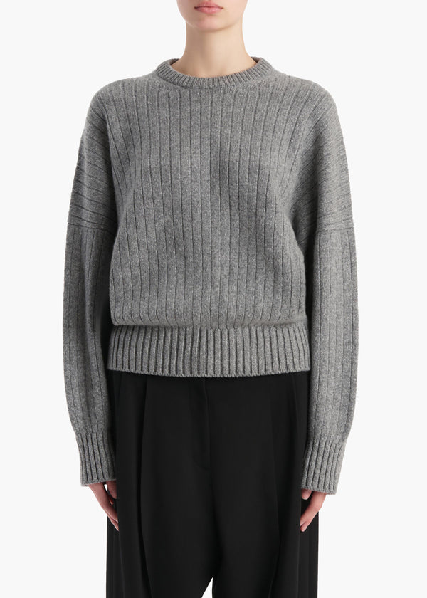 Khaite Lennox Sweater Fog