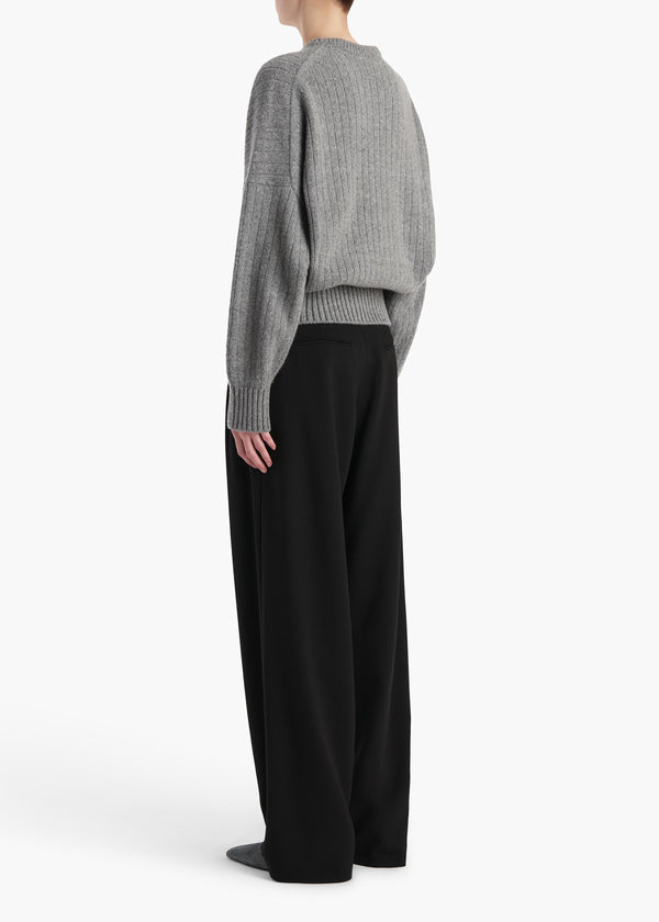 Khaite Lennox Sweater Fog