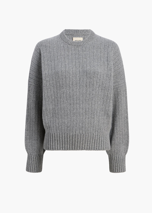 khaite Lennox Sweater Fog