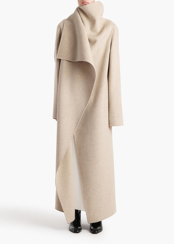 Khaite Levitt Coat Oatmeal