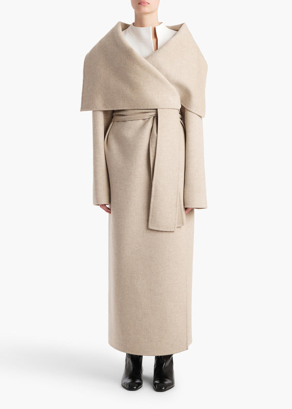 Khaite Levitt Coat Oatmeal
