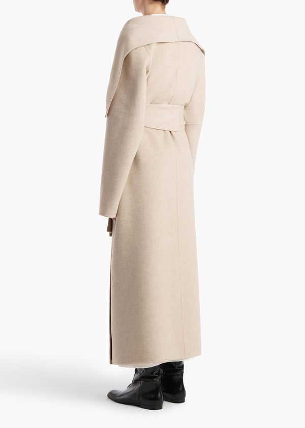 Khaite Levitt Coat Oatmeal