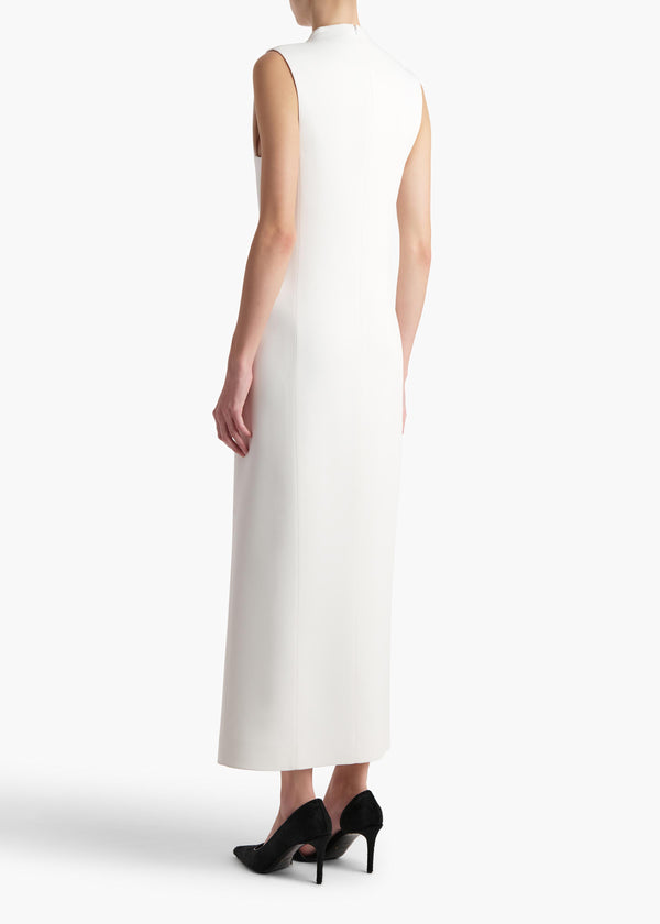 Khaite Lowen Dress Chalk