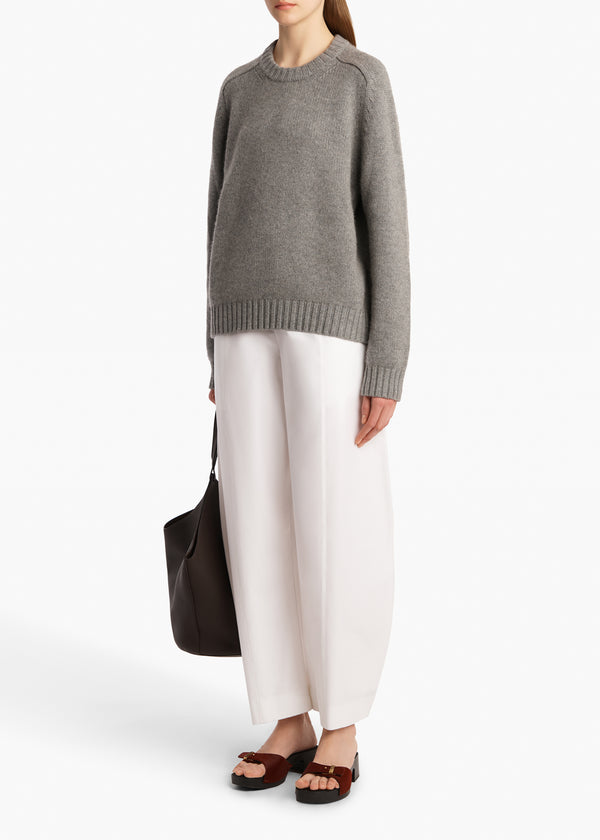 Khaite Mae Sweater Warm Grey