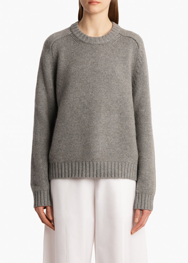 Khaite Mae Sweater Warm Grey