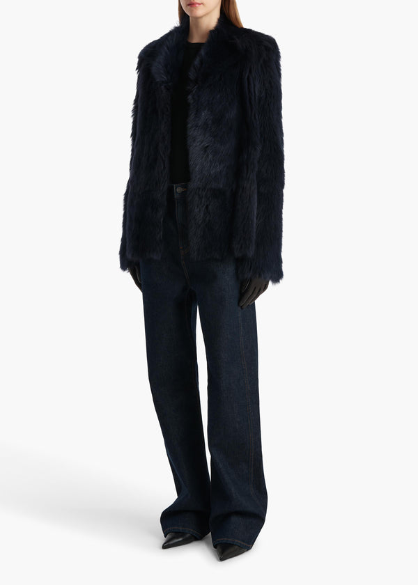 Khaite Maeve T-Shirt Black Silk Cashmere Jersey