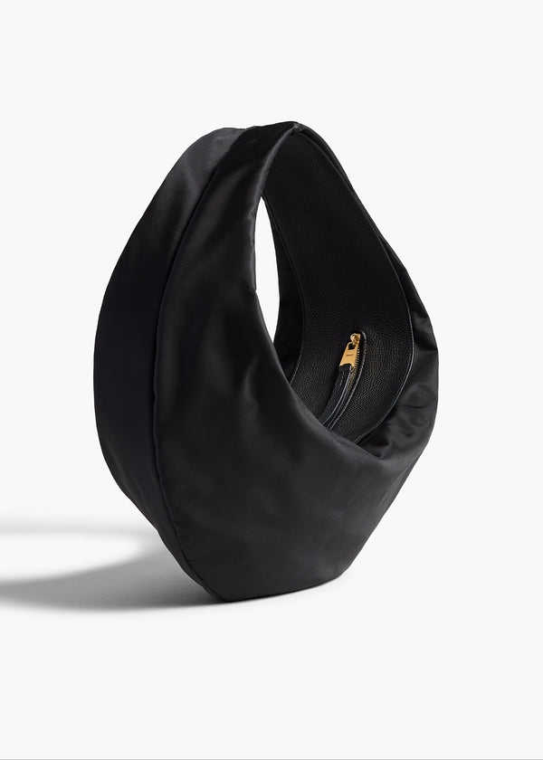 Khaite Medium Olivia Hobo Black Nylon