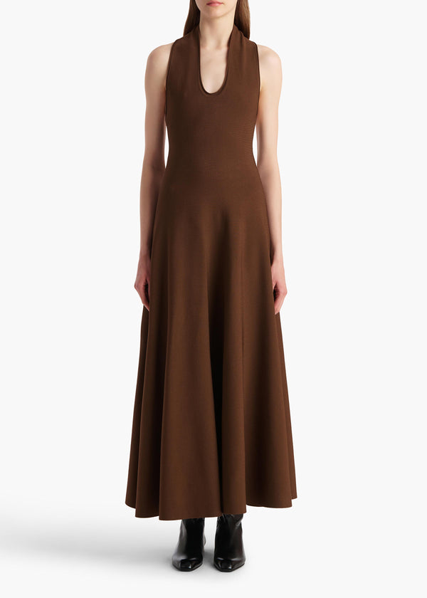 Khaite Melina Dress Bark