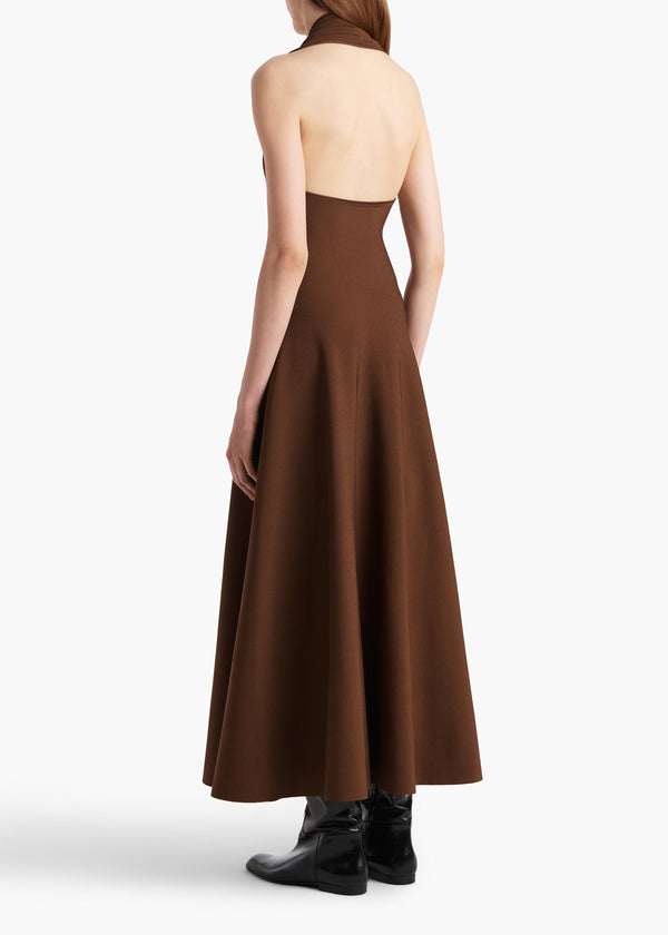 Khaite Melina Dress Bark