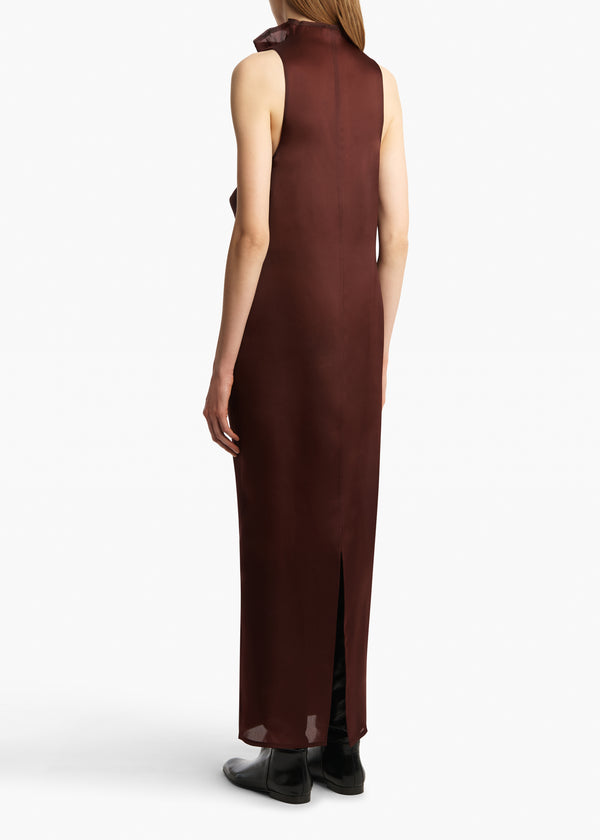 Khaite Meryl Dress Almandine