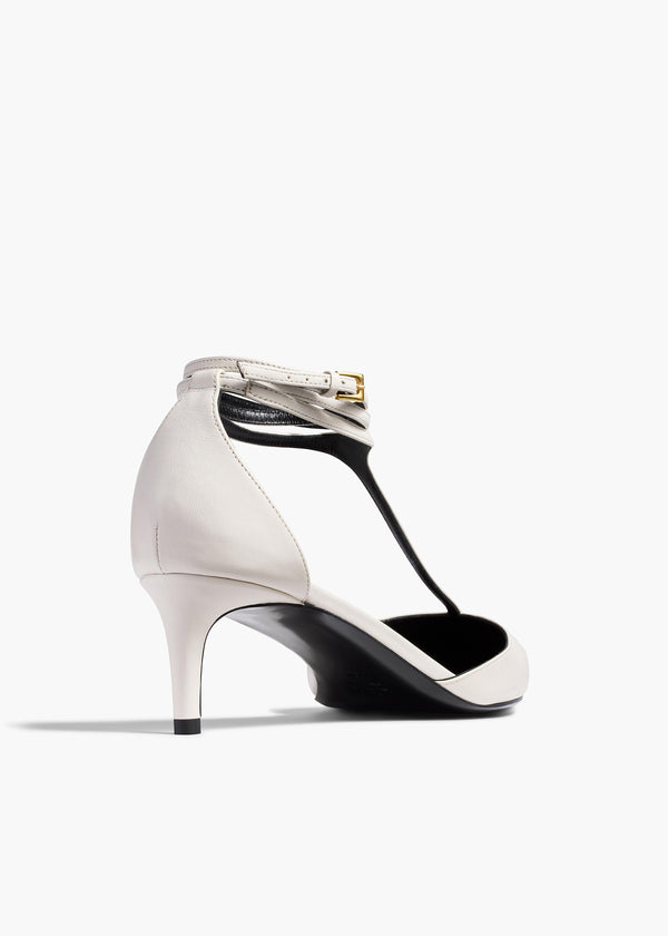 Khaite Mia Pump Optic White Leather
