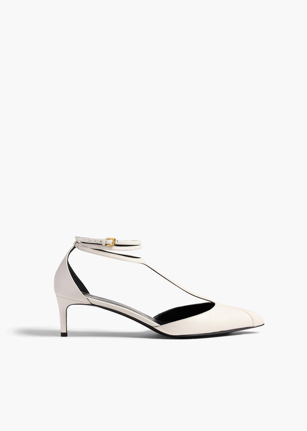 khaite Mia Pump Optic White Leather