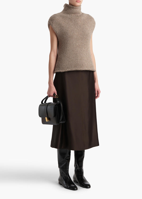 Khaite Nania Skirt Bark