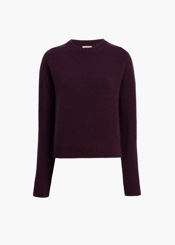 khaite Nera Sweater Plum