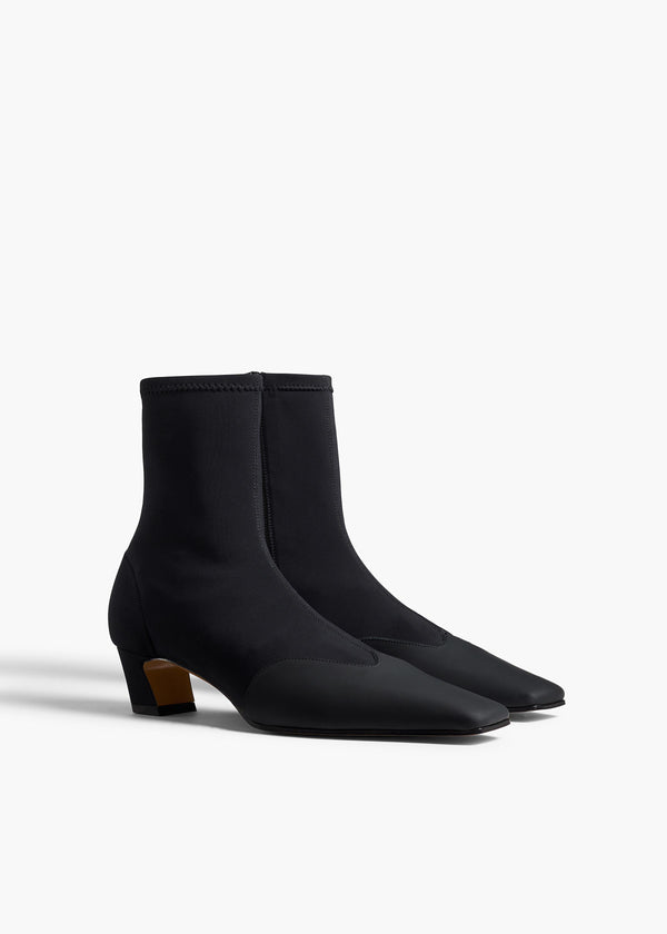 Khaite Nevada Stretch Low Boot Black Nylon