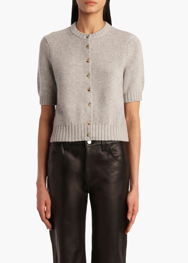 Khaite Nora Cardigan Heather Grey