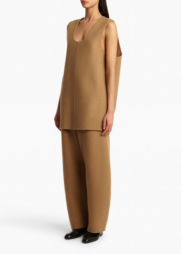 Khaite Nyona Dress Camel