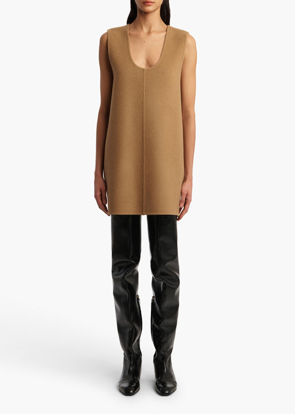 Khaite Nyona Dress Camel