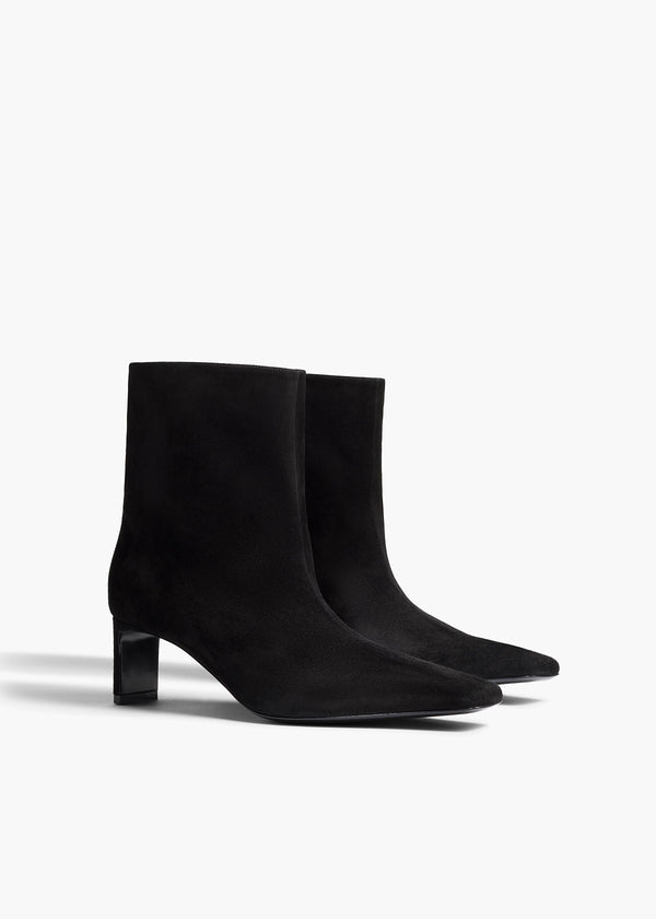 Khaite Ona Ankle Boot Black Suede