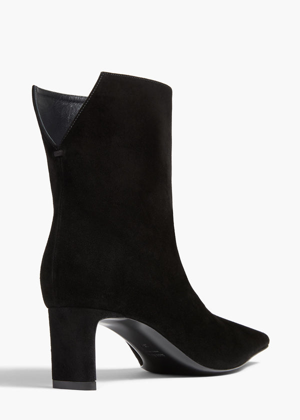 Khaite Ona Ankle Boot Black Suede