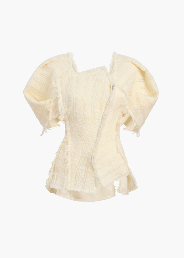 khaite Quan Top Ivory