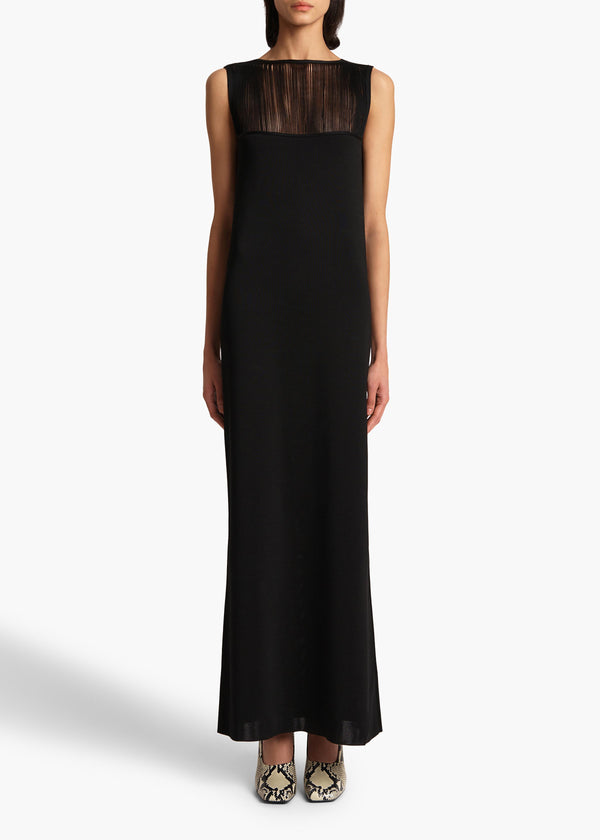 Khaite Ruslan Dress Black