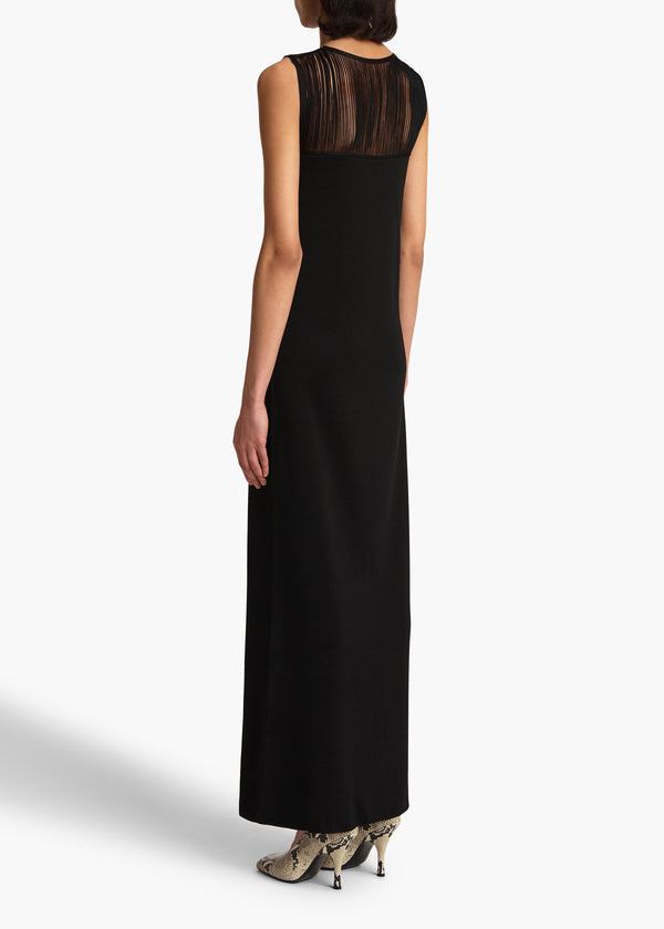 Khaite Ruslan Dress Black