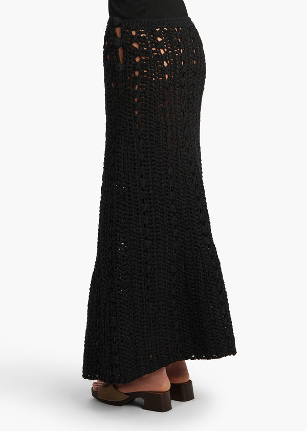 Khaite Ryder Skirt Black