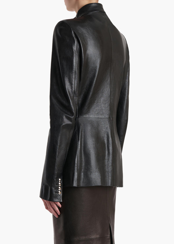 Khaite Samuel Jacket Black Leather