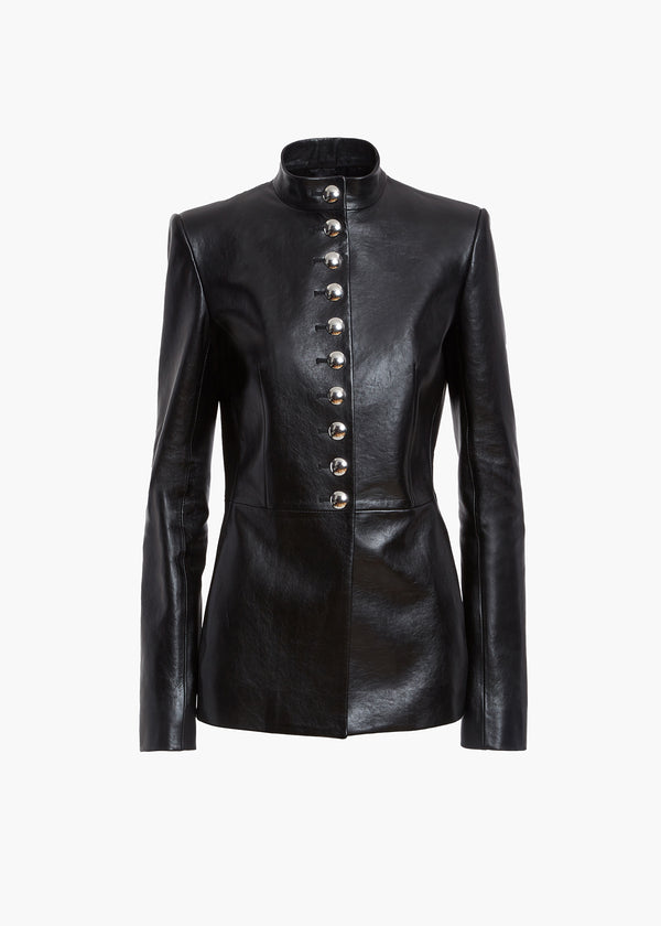 khaite Samuel Jacket Black Leather
