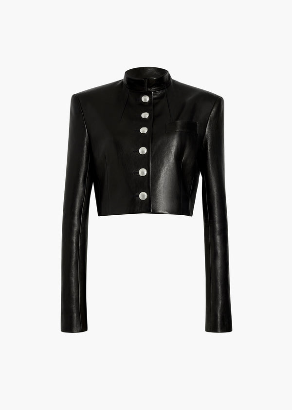 khaite Samuelson Jacket Black Leather
