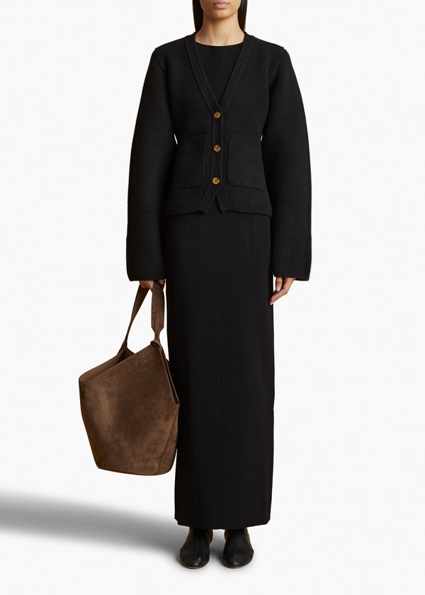 Khaite Scarlet Cardigan Black