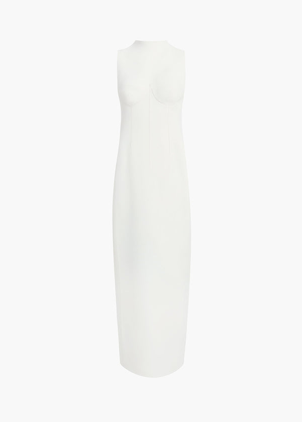 khaite Shoshanna Dress Chalk