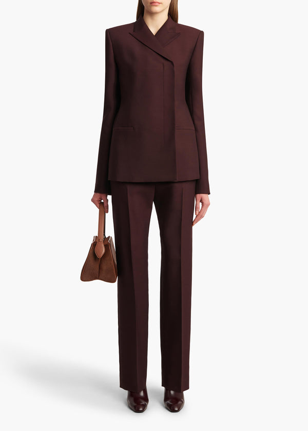 Khaite Silvannah Jacket Almandine