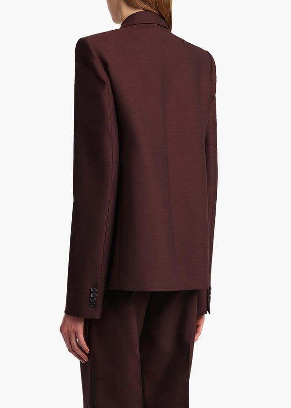 Khaite Silvannah Jacket Almandine