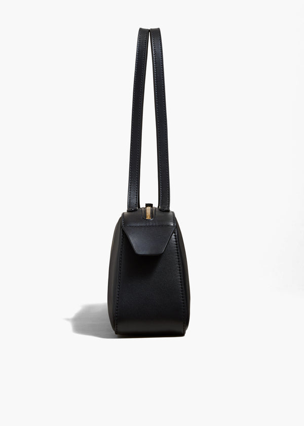Khaite Simona Shoulder Bag Black Leather