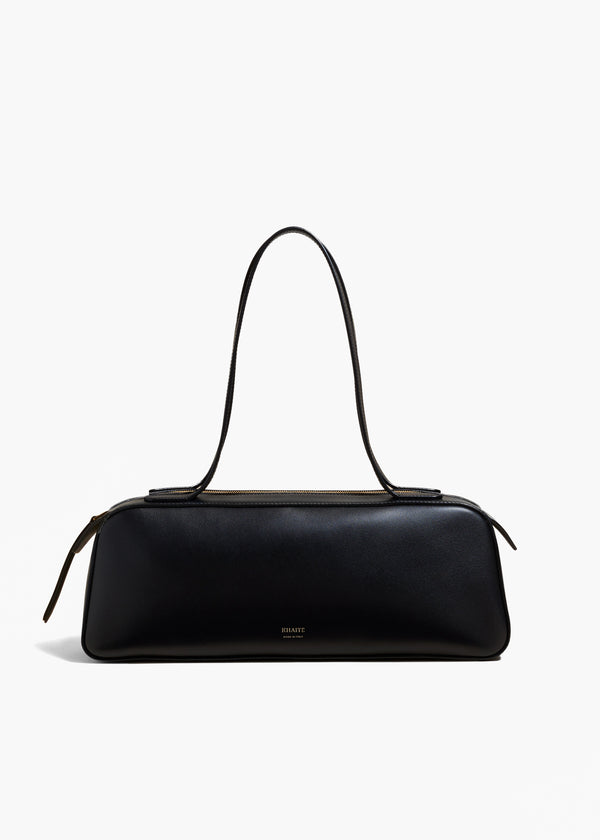khaite Simona Shoulder Bag Black Leather