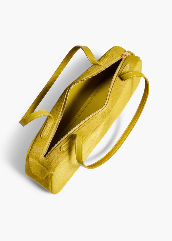 Khaite Simona Shoulder Bag Fern Haircalf