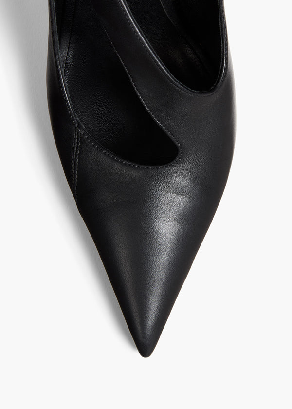 Khaite Sloan Pump Black Leather