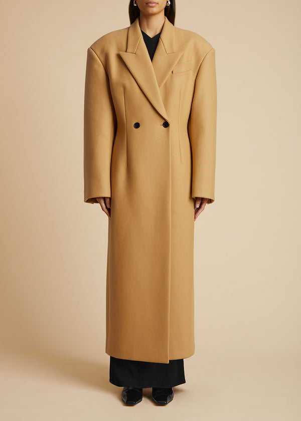 Khaite THE AMELIA CARDIGAN Powder