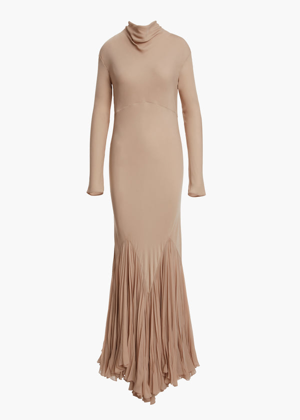 Khaite THE AMELIA CARDIGAN Powder