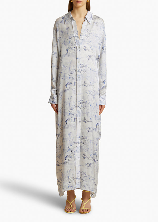 Khaite THE AMELIA CARDIGAN Powder