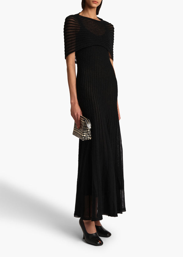 Khaite Thora Dress Black