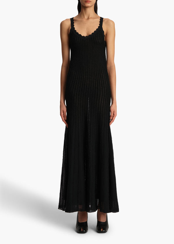 Khaite Thora Dress Black